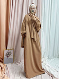 Hooded Abaya Long Dresses Women